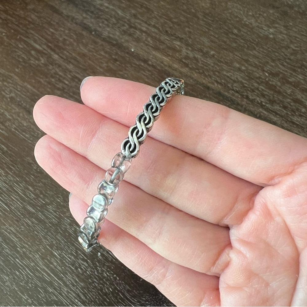 Alex and Ani Silver Indie Spirit Prism Winding Road Bracelet - Picture 4 of 7